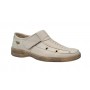 Pantofi barbati casual, perforati, din piele naturala, Bej - GKRPERFCBEJ